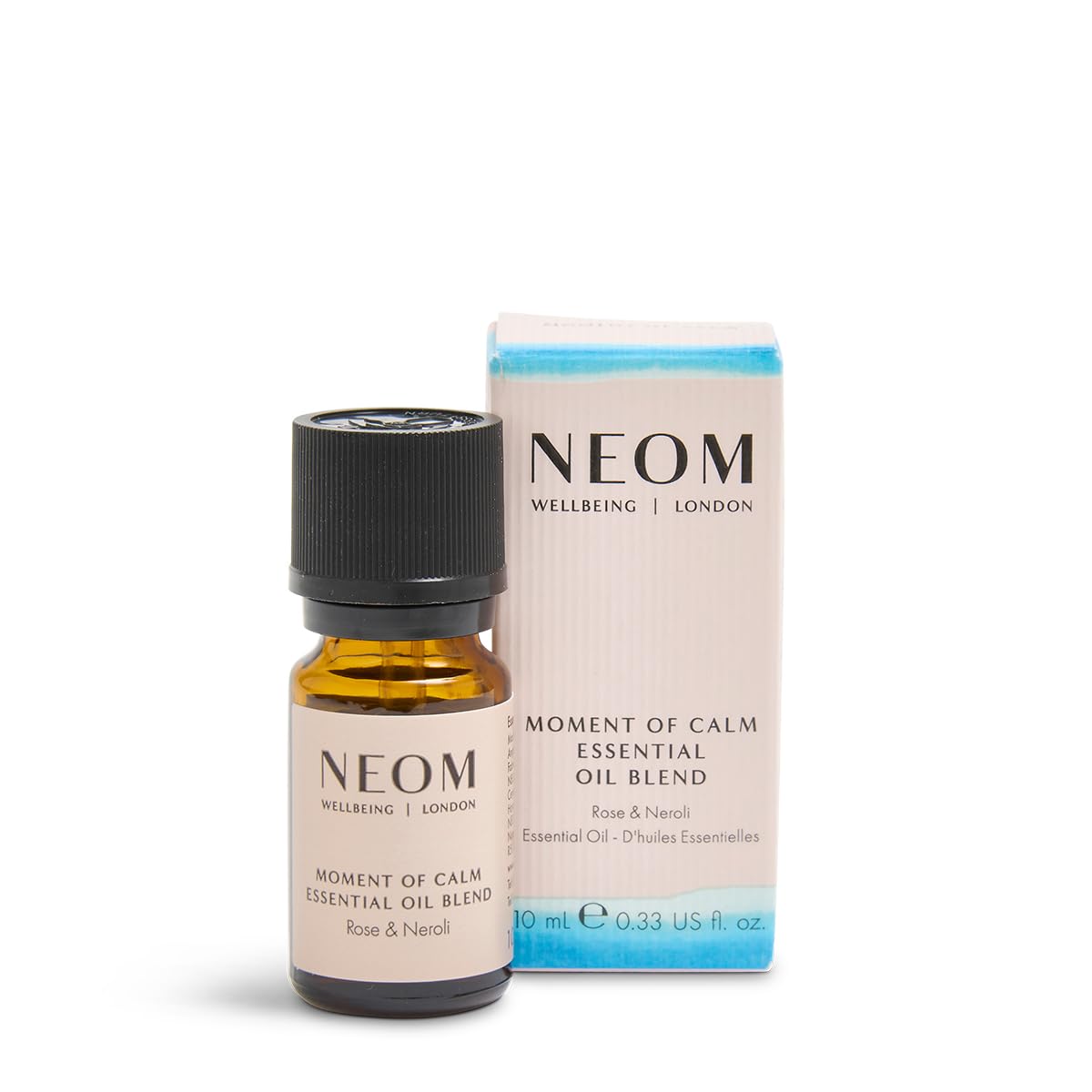 NEOM- Moment of Calm Essential Oil Blend, 10ml | Wild Rose & Neroli | Scent to Calm & Relax