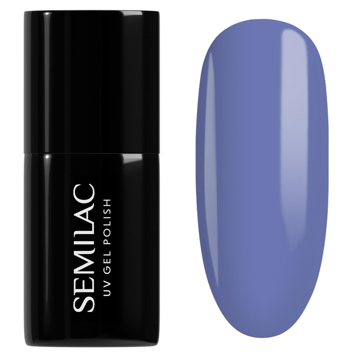 SEMILAC Gel Nail Polish 013 Indigo - Full Coverage Gel Polish - Soak Off Easy To Use LED/UV Nail Lamp - Long Lasting Manicure and Pedicure up to 3 weeks