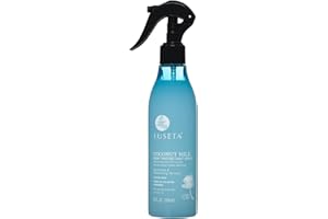 L LUSETA Luseta Coconut Milk Heat Protection Spray for Hair Styling, Preventing Heat Damage and Breakage for Women and Men 8.5oz