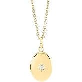 Amazon Essentials Girls Polished Locket Necklace