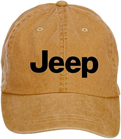 ZLXWQH SHOW JEEP Logo Cotton Washed Baseball Cap Velcro Adjustable One Size ColorName Hats Caps