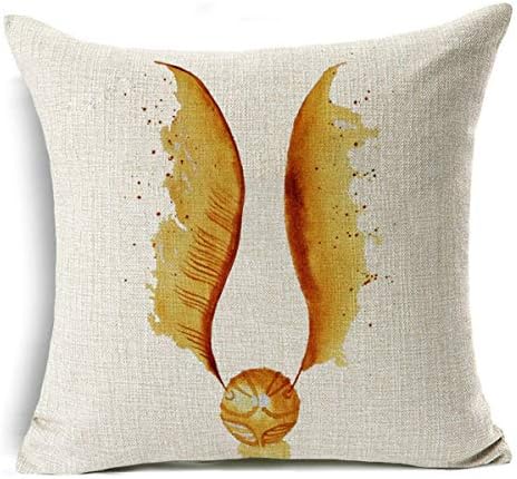 Cayyon Originality Decorative Pillow case Throw Pillow Cover Pillowcase Cotton Linen Cushion Covers for Home/car/bar/Restaurant -Harry Potter-02 (L)