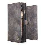 iPhone 7 Plus Wallet Case, BELK iP7 Plus Detachable Slim Luxury Leather Cover with Magnetic kickstand Folio Card Holder and Cash Pocket for Apple iPhone 7 Plus - 5.5 inch Big Screen, Retro Black