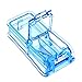 2 Pcs Pill and Vitamin Tablet Splitter, Travel Pill Cutter, Sturdy Cutting Blade - for Accurate Cutting, Small Splitter Easy to Carry (Light Blue) 3.5 inch