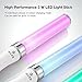 iSiLER Traffic Safety Baton Light, LED Glow Stick, 15 Color Changing 2 Lighting Modes Flashing Light Sticks for for Parking Guides and Dog Walkers Safety or Parties Concert Bar Christmas