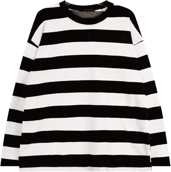 Amazon トレーナー レディース ボーダー トップス トレーナー レディース 春 トレーナー 綿 ボーダー カットソー ボーダー 長袖レディース トレーナー ゆったり トレーナー レディース おしゃれ Tsdo04 アイボリー ブラック トレーナー パーカー 通販