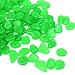 KLEMOO Glow in the Dark Pebbles 200 PCS, Artificial Decorative Stones Rocks for Walkways and Aquarium in Green, Create Glowing “Starry Night” Garden