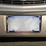 MLB Detroit Tigers Full Color License Plate Frame, Team Color, One Size