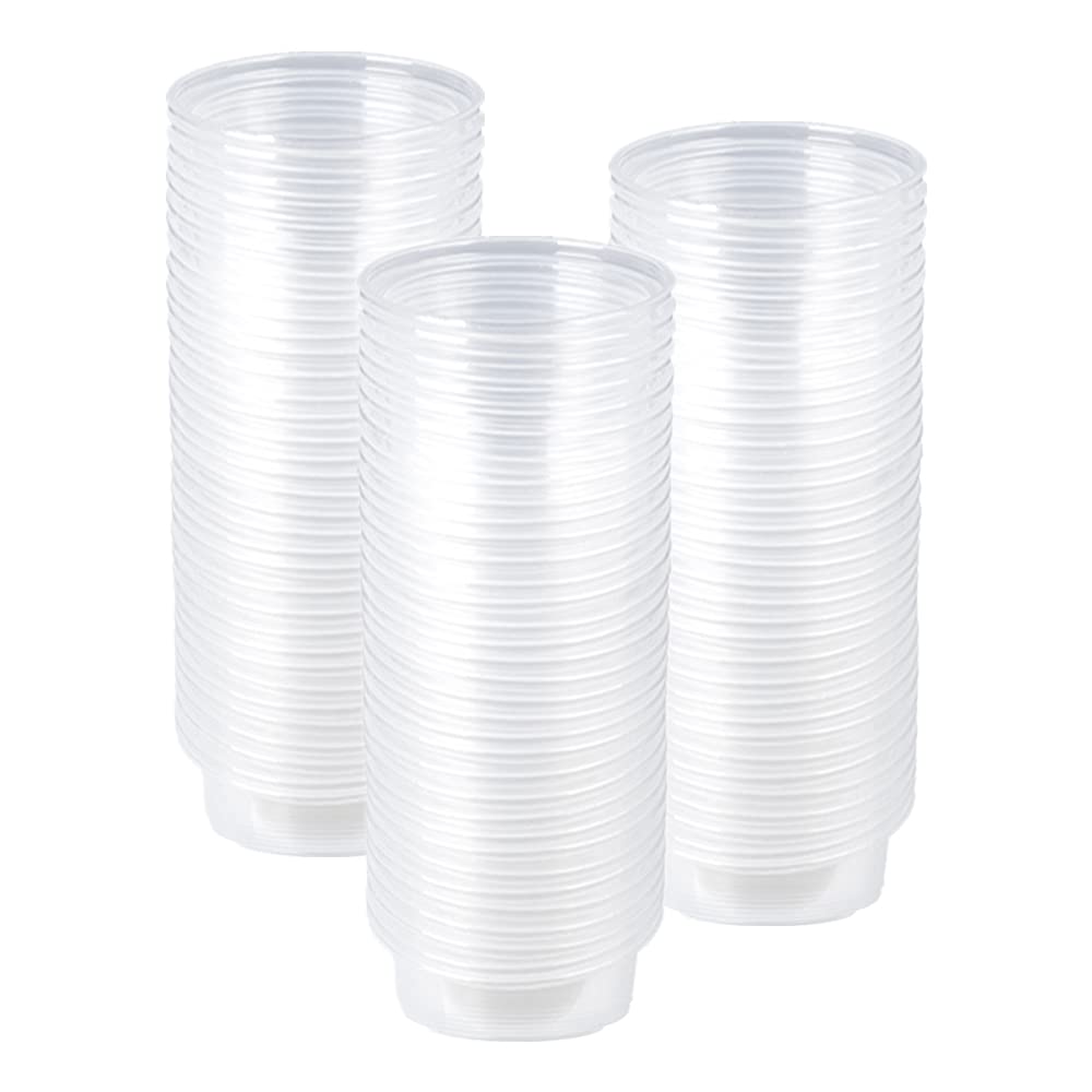 Photo 1 of WOLEDOE 100Pcs Crested Gecko Food Dish, 0.5oz Plastic Reptile Feeding Cups