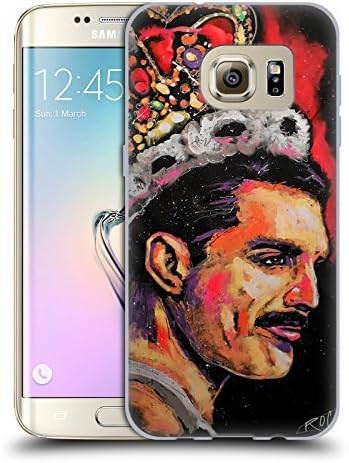 Official Rock Demarco Freddie Mercury Musicians Soft Gel Case for Samsung Galaxy S7 edge