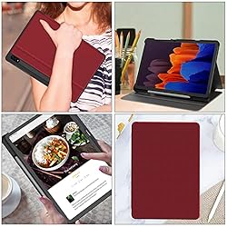 Soke Galaxy Tab S8+/S7 FE/S7 Plus Case with S Pen