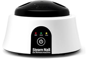 I·B·N G Electric Nail Soaking Bowl, Soak off Bowl for Gel Nail Polish, Acrylic Nails, Dip Powder Removal, Black