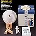 GPJOY Moon lamp, 3D Printing LED 16 Colors RGB Moon Night Light,Newest Upgrade Moon Night Light with Remote&Touch Control and Adjustable Brightness with Wooden Stand, Diameter 5.7 Inch