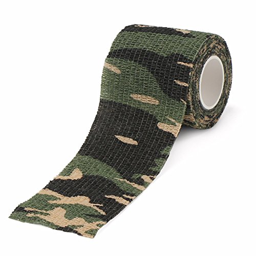 DROK 10 Roll Camo Grip Tape, 1.97in x 14.76ft Adhesive Stretch Cohesive