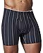 KAYIZU Men's Underwear Ultra Soft Cotton Stripe Boxer Brief (6-Pack) Medium