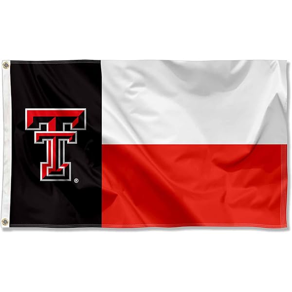 Texas Tech Red Raiders Flag 3x5 Ft - Desert Cactus Design, 100% Polyester Indoor/Outdoor