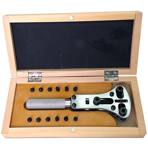 Waterproof Watch Case Opener in Wooden Box