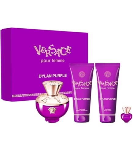 Amazon.com : Versace Pour Femme Dylan Purple 4 Pcs Gift Set
