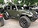 AntennaMastsRus - The Original 6 3/4 Inch is Compatible with Jeep Wrangler JK - JL - Gladiator (2007-2020) - Short Rubber Antenna - Internal Copper Coil - Premium Reception - German Engineered