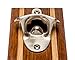 Bruntmor, CAPMAGS Strong Magnetic w/Zinc Alloy Beer Opener & Cap Catcher - Metal Magnetic (Merbau Wood)