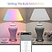 Magic Hue Bluetooth Mesh Multicolor Light Bulbs, No Hub Required, Suitable for Household Lighting (Hub Required for Working with Alexa and Google Assistant, Hub Will be Ready Soon and Sold Separately)