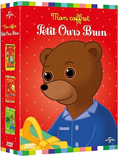 Petit Ours Brun - Coffret : Petit Ours Brun Veut S'habiller Tout Seul, Petit Ours Brun Jardine, Le Noël De Petit Ours Brun - Pack
