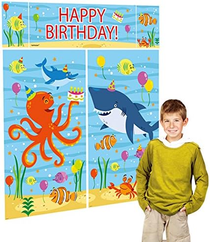 Ocean Buddies Wall Poster Decorating Kit (5pc)