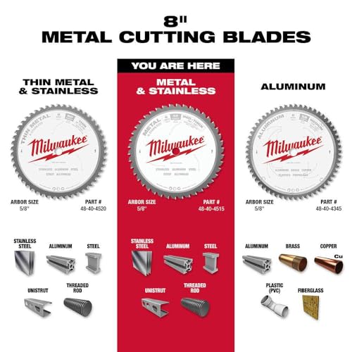 Milwaukee Electric - 8 CIRCULAR SAW METAL CUTTING 50 TEETH BLADE photo 8