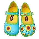 Hot Chocolate Design Mini Chocolaticas Sunflower Girls Mary Jane Flat