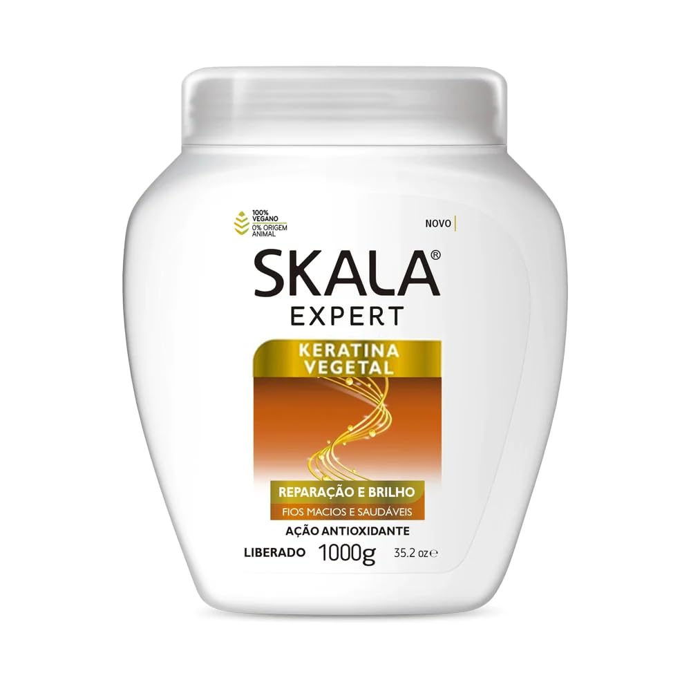 Strengthens & Restores Hair - Plant-Based Keratin Conditioner - Skala - 1000ml - Deep Conditioning Formula