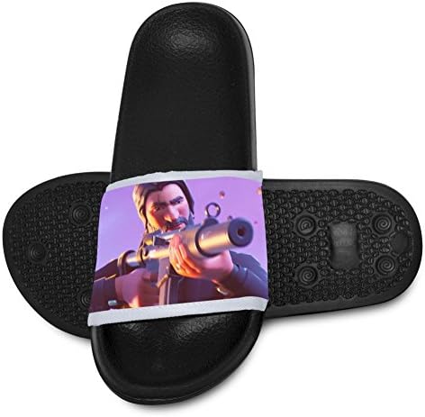Kids Fortnite Battle Slippers Summer Beach Sandals for Boys Girls