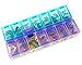 14 Compartments Pill Organizer Box, Medicine Remainder with Snap Lids| 7-day AM/PM for Pills, Vitamins. (14 Compartment) by Inspirations