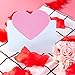 Blulu 900 Pcs Valentine's Day Hearts Foam Stickers Self Adhesive Assorted Colors and 3 Sizes Red Pink Heart Shaped Craft Stickers for Valentine's Day Decorations Card Making DIY Wedding Festival Decor