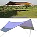 Top Lander Adjustable Tent Tarp Poles Folding 3 Section Dual Size Steel Camping Tent Accessories for Headroom Canopy Porch Awning Sun Sails Support