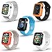 Apple Watch Case by La Zuzzi, 10 Soft Covers, 38mm, for Apple Watch Sport, Apple Watch & Edition, Anti Scratch Protection Cover, Match Colors with Your iPhone Case, New in Apple Watch Accessories!