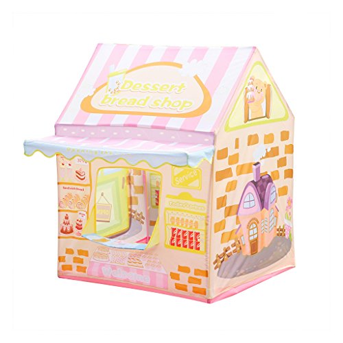 Excelvan Cake Shop House with Doorbell Children s Tent, Kids Fun Play House Tent Indoor and Outdoor Cake House