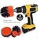 Funceter Drill Brush Attachment,Drill Powered Cleaning Brush,Bathroom Surfaces Tub, Shower, Tile and Grout Drill Brush,All Purpose Cleaner Scrubbing Brushes for Home and Kitchen or Wheel