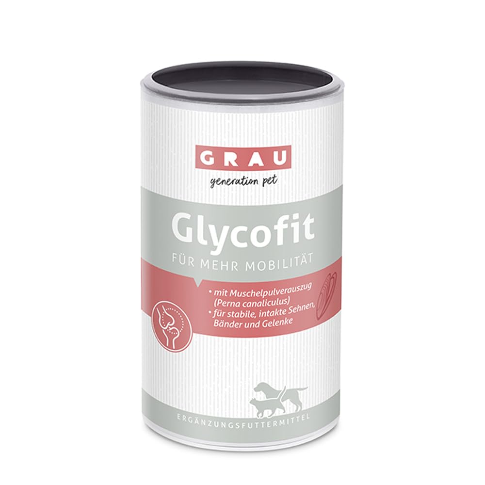 GRAU - the original - Glycofit, for a stable musculoskeletal system and more mobility, pack of 1 (1 x 500 g), supplementary food for dogs