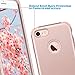 ULAK iPhone 7 Case, Hybrid Soft Rubber & Silicone + Hard PC Dual Layer Protective Cover for Apple iPhone 7 4.7 Inch, Rose Gold