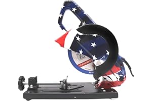 COBRA-TEK 6" Chop Saw Cut Off saw – 6.5 Amp, 610W, 8000 RPM, 60Hz Compact Metal Cutting Corded Saw (Flag Design)