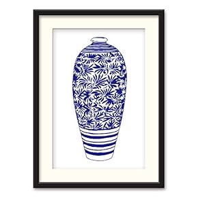 Black Paper Framed Canvas Wall Art for Living Room, Bedroom China Style Canvas Prints for Home Decoration Ready to Hanging - 23x31 inches