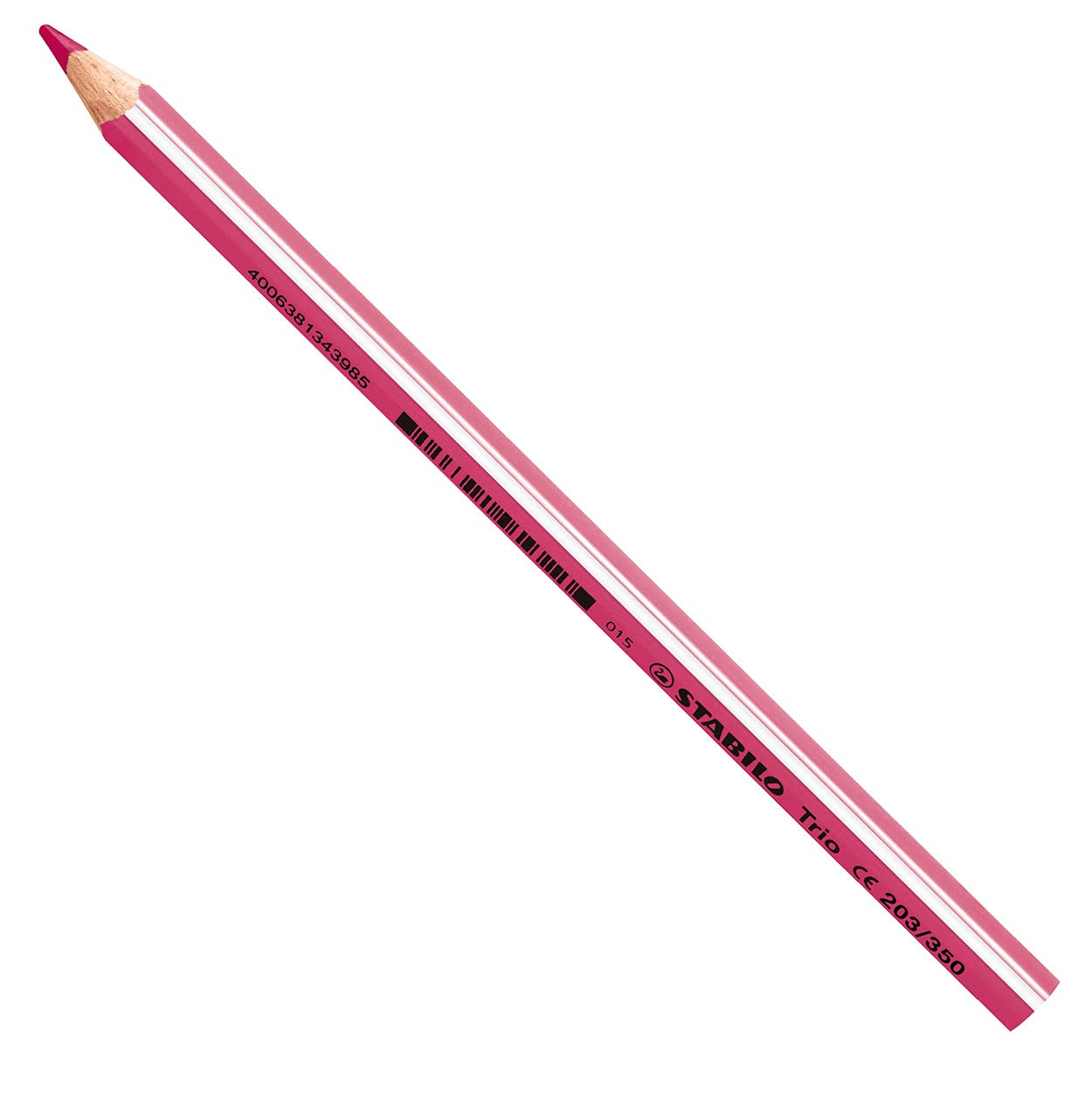 Stabilo Trio Triangular Coloured Pencil Thick Single Pencil Pink