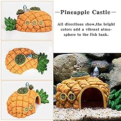 Tfwadmx Aquarium Pineapple Shape Decorations Resin