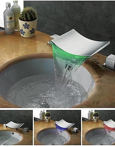 Contemporary LED / Waterfall Brass Chrome
