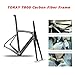 SAVADECK Phantom 2.0 Carbon Fiber Road Bike 700C Racing Bicycle with Ultegra 8000 22 Speed Group Set, 25C Tire and Fizik Saddle (New Red – 88mm Wheels, 500MM)thumb 2
