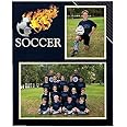 Soccer Player/Team 7x5/3½x5 MEMORY MATES cardstock double photo frame sold in 10's - 5x7
