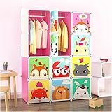 Tespo Portable Clothes Closet Wardrobe for Children