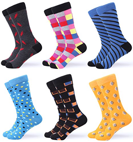 Gallery seven mens dress socks - funky colorful socks for men - s…