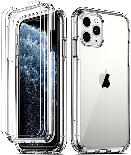 COOLQO Compatible with iPhone 11 Pro Max Case, and [2 x Tempered