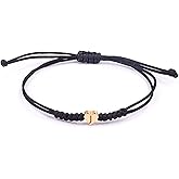 Black Initial Bracelet Letter A Initial Bracelet for Women Men Rope Braided Initial Bracelet Letter Bracelets Initial String Bracelet Heart Letter Woven Bracelet